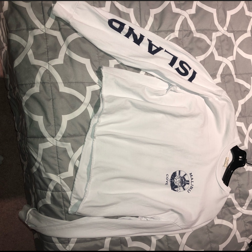 long sleeve brandy top